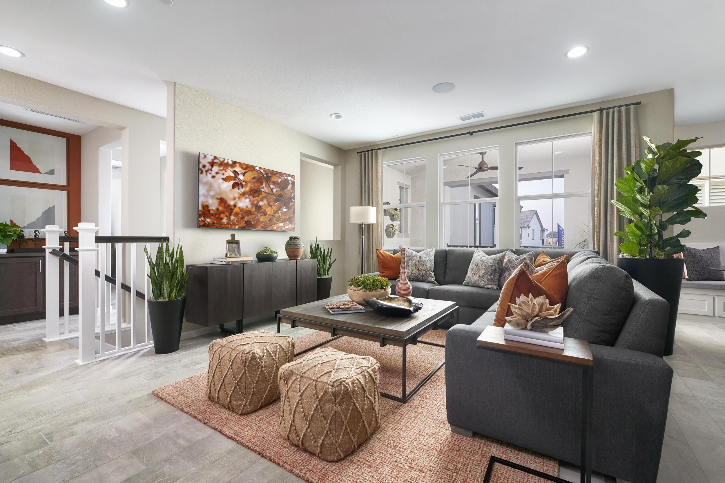 River Islands Hideaway Plan 1 greatroom family room living room