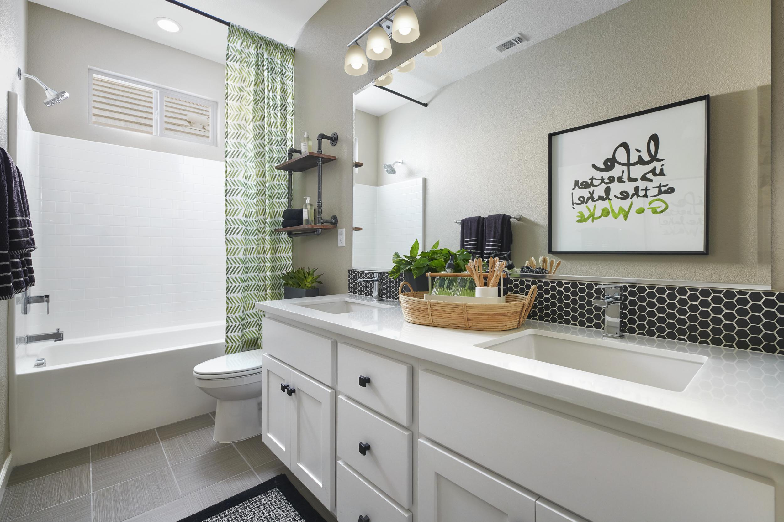 River Islands Hideaway Plan 2 his and her bathroom master bath