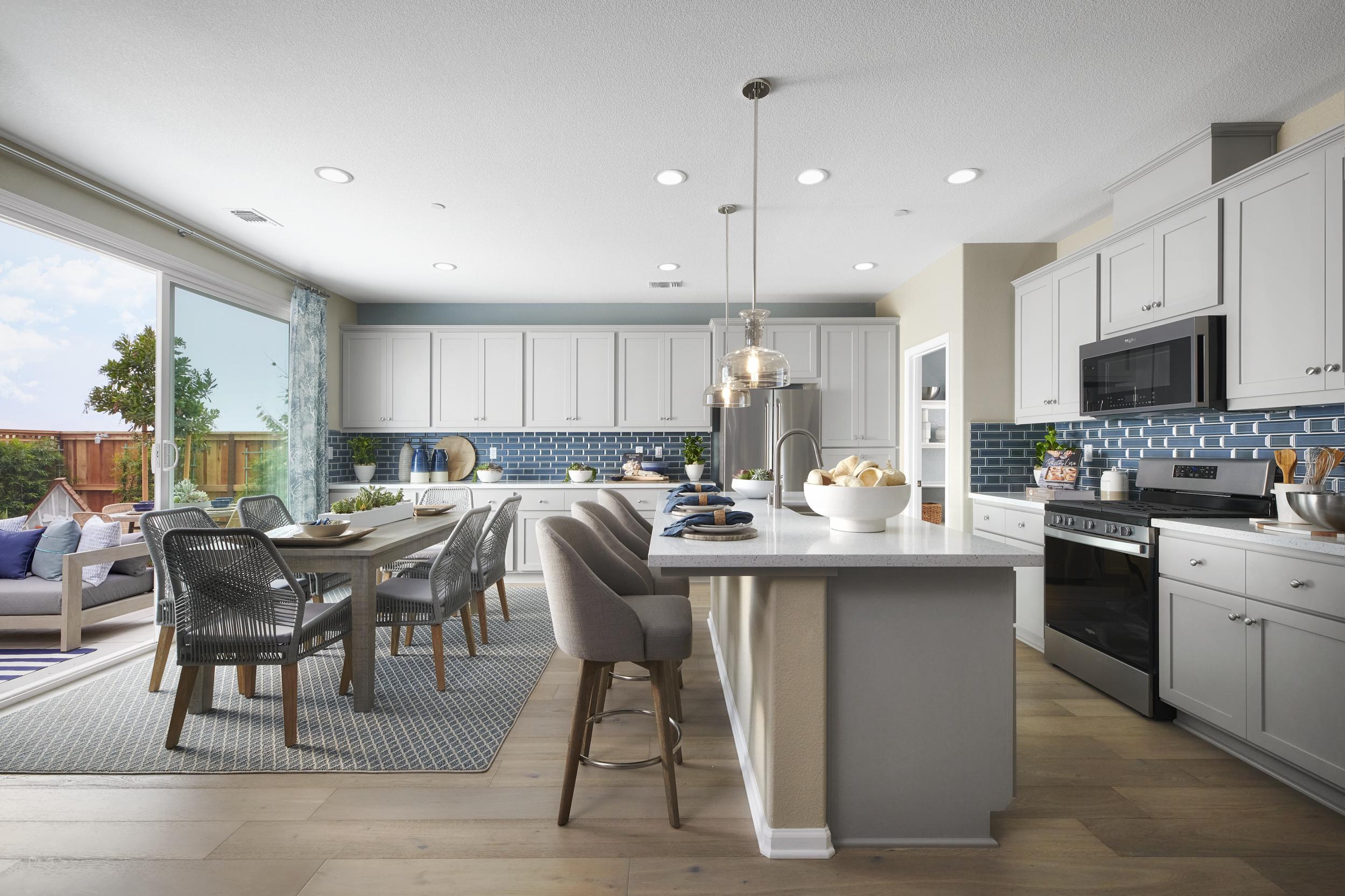 River Islands Hideaway Plan 3 kitchen dining room greatroom