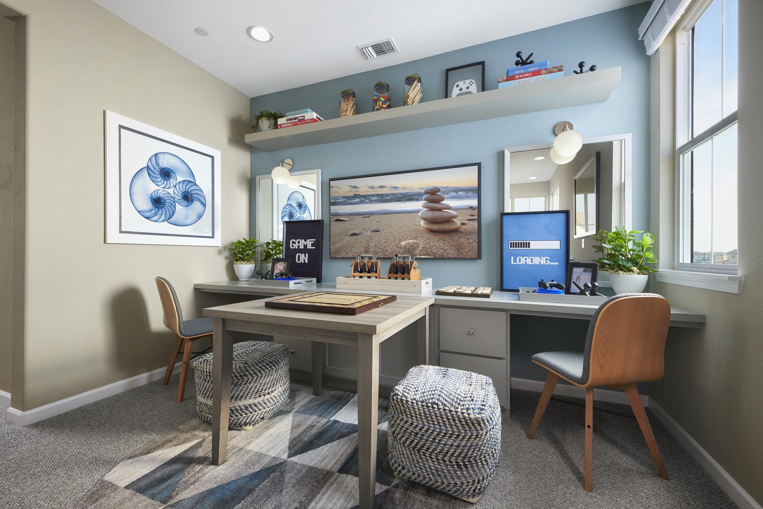 River Islands Hideaway Plan 3 home office work space