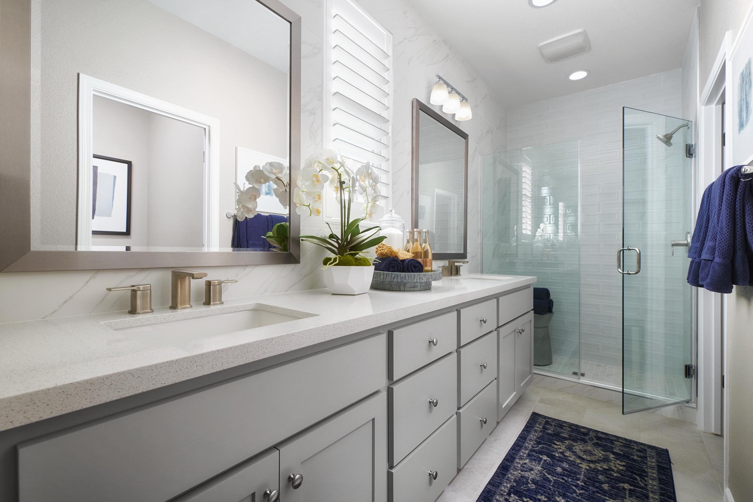 River Islands Hideaway Plan 3 his and her bathroom