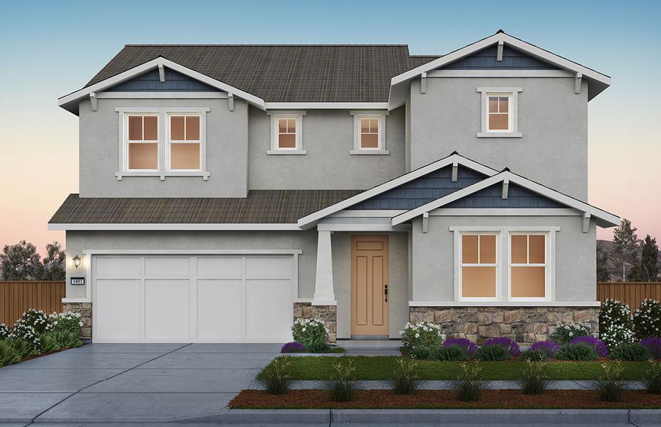 Roslyn Home at Sunset by Pulte Homes at River Islands