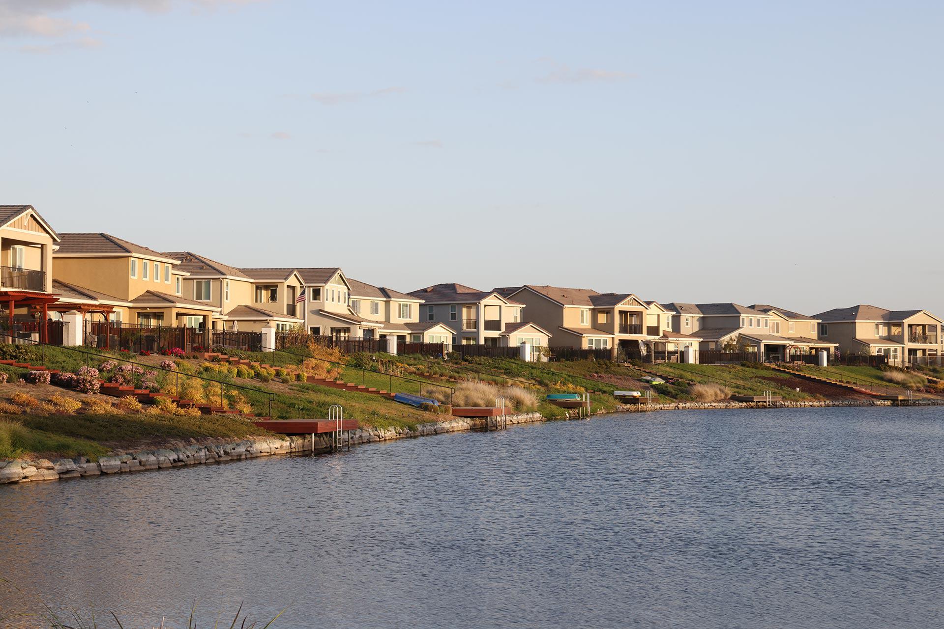 lake at river islands in lathrop
