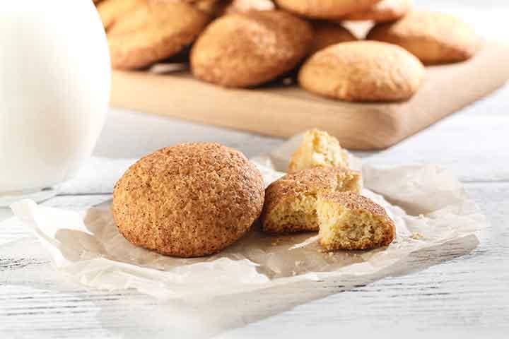 snickerdoodles on a board