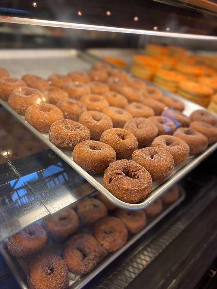 donuts served at Dell’Osso Family Farm
