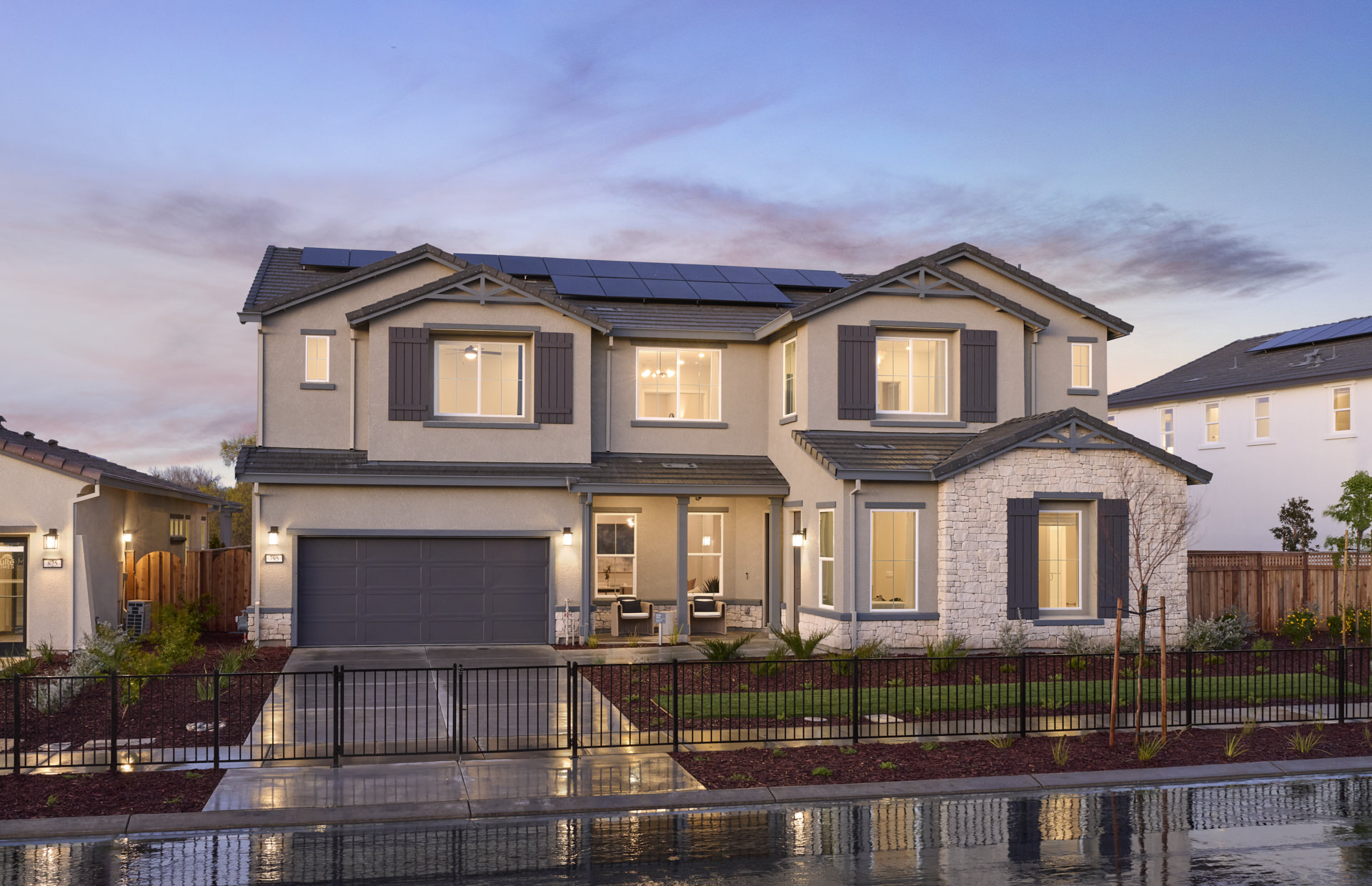 Pulte_TheShores_Plan2_ExteriorTwilight