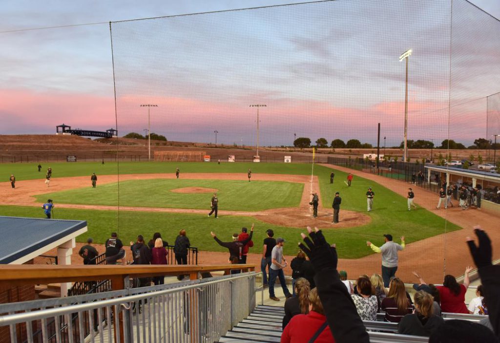Islanders Field at sunset in River Islands